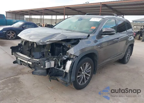 2017 Toyota Highlander Xle из США, поврежденный, VIN 5TDJZRFH5HS405565